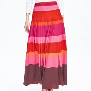 Banana Republic Multiple Striped Maxi Skirt.Size 0